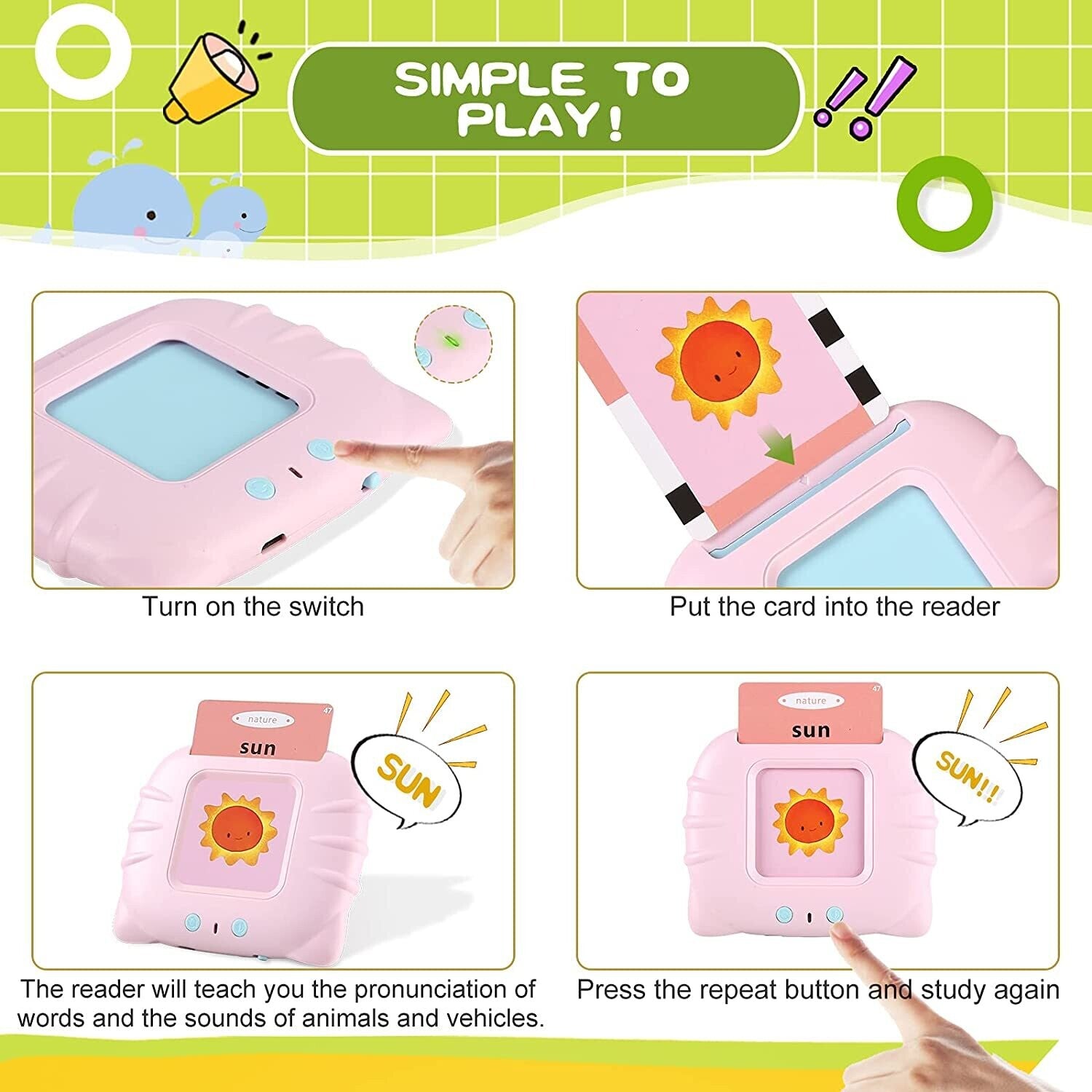 Learning Toy - Talking Baby Flash Cards Learning Toy - Talking Baby Flash Cards